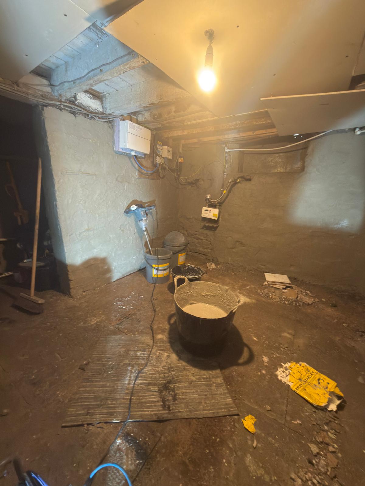 basement & tank conversion